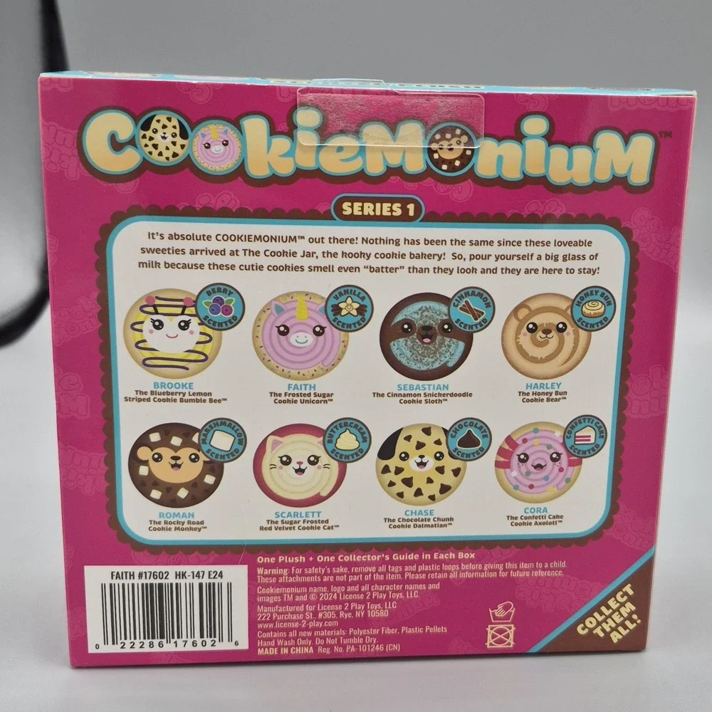 Cookiemonium Faith 6-Inch Vanilla Scented‎ Cookie Plush